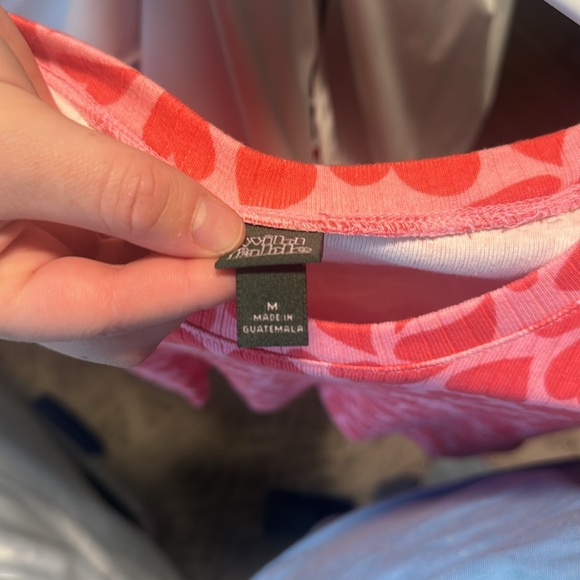 heart patterned crop top, size medium - Picture 3 of 4